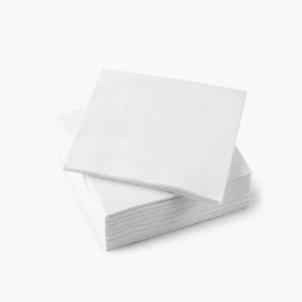 SERVIETTE BLANC 1 PLY 9 PACK